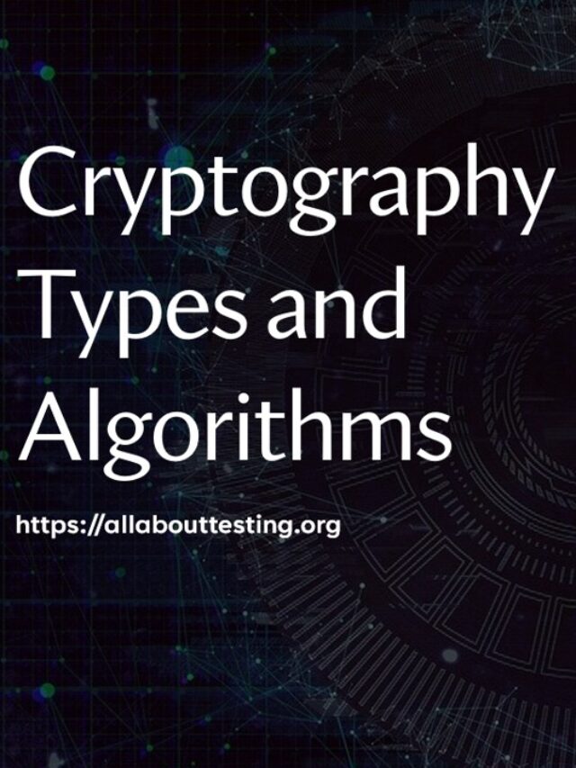 Cryptography Types and Algorithms